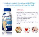 Sữa Ensure Nước Thùng 30 chai 237ml mỹ (Hương Vani )