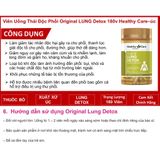 Viên Hỗ Trợ Thải Độc Phổi Healthy Care Original Lung Detox hộp 180 viên của Úc ( mẩu mới ).