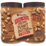 BƠ ĐẬU PHỘNG MEMBER'S MARK NATURAL NO STIR CREAMY PEANUT BUTTER SPREAD hộp 1.13KG Mỹ . ( Bơ nhuyễn  mịn )