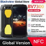  'GIẢM GIÁ ĐÓN XUÂN' Blackview BV7300 | 18GB (6+12) 256GB Rom, 6.67'' HD+ IPS 90Hz Display, Dual Camping Light, 15000mAh, 45W Fast Charge, NFC, Android 14 