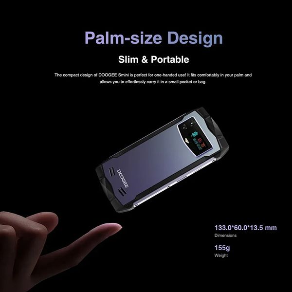  Doogee Smini | Smartphone 2 Màn Hình | Helio G99 | 15GB Ram 