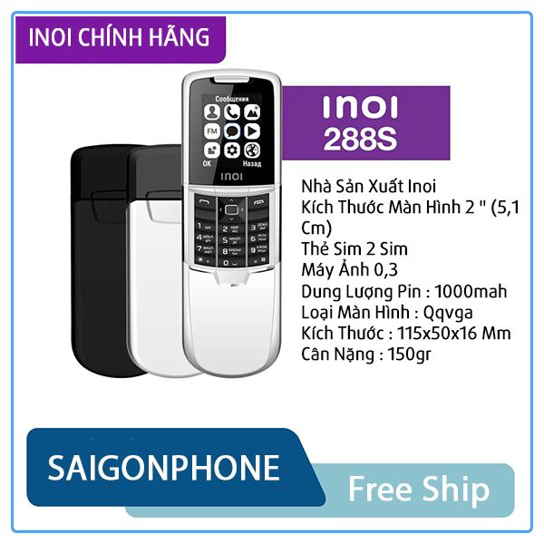  Điện Thoại INOI 288s 4G | Huyền Thoại Nokia 8800 Đã Trở Lại. 