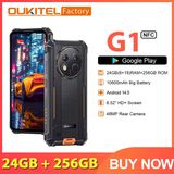  Oukitel G1 | 24GB (6+18)+256GB, 6.52'' HD+,Camera 48MP, 10600mAh, Android14, NFC. 