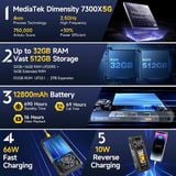  Ulefone Armor 30 Pro 5G | 32(16+16), 512GB, 12800mAh, 6.9