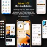 Ulefone Armor X13 Lên đến 12GB + 64G Android 13， 6320mAh 50MP 6.52
