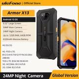  Ulefone Armor X13 Lên đến 12GB + 64G Android 13， 6320mAh 50MP 6.52