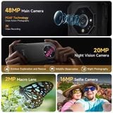  Ulefone Armor X32 4G | Helio G91, RAM 12GB, ROM 128GB, 5500mAh, Night vision 20MP, Android 14 chống nước, , NFC 