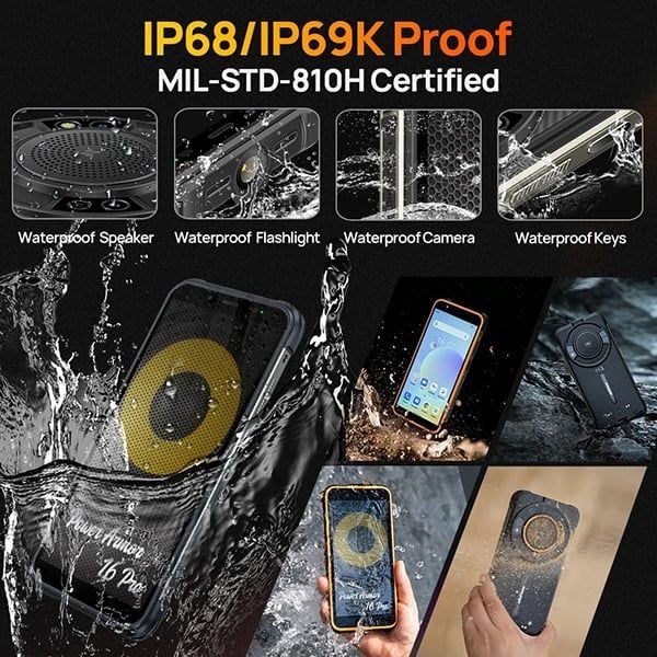  【Ulefone Power Armor 16s】LOA SIÊU TO 122DB CÔNG SUẤT CỰC ĐẠI 3,5W. 