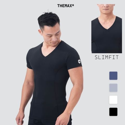 Áo cộc tay cổ tim dải chỉ The Max G02237