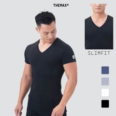 Áo cộc tay cổ tim dải chỉ The Max G02237