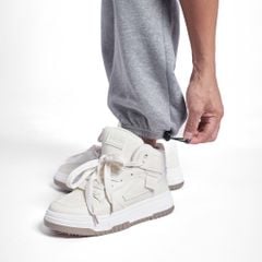 Quần jogger lót bông rút gấu form suông vải nỉ cotton G12227 (cotton, suông, bigsize, oversize, dáng rộng)