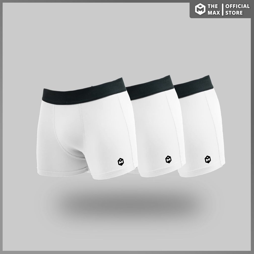 Quần boxer thể thao cạp trơn The Max G08182