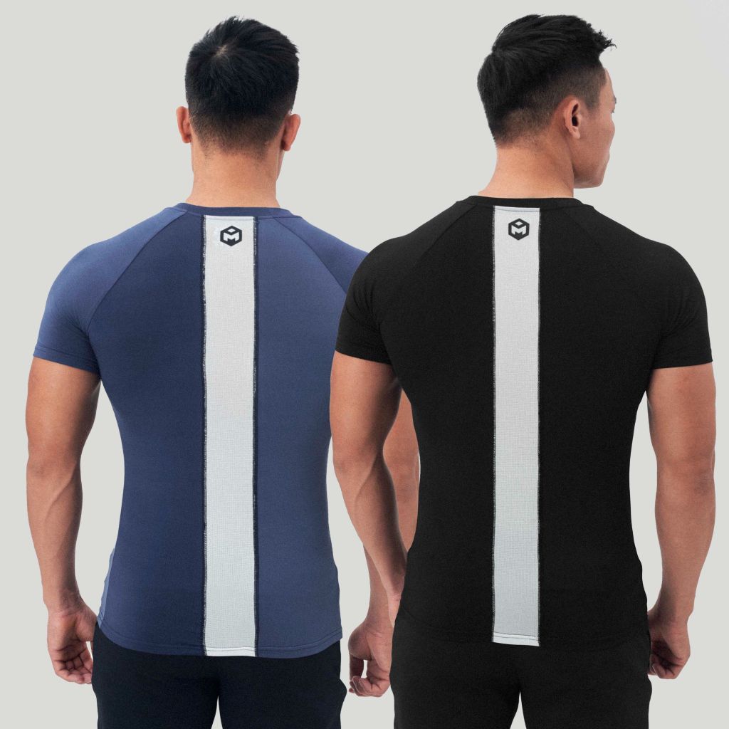 Áo cộc tay body phối lưng vải thun lụa The Max G02238