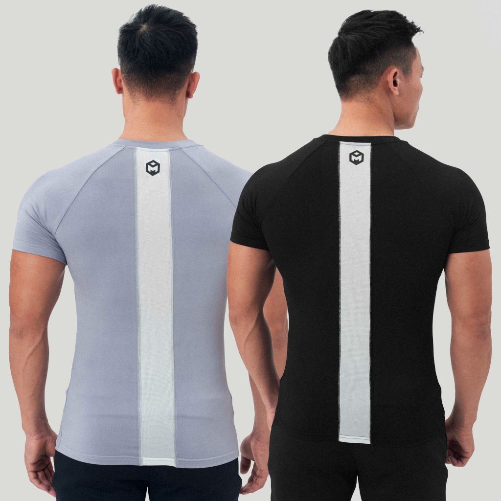 Áo cộc tay body phối lưng vải thun lụa The Max G02238