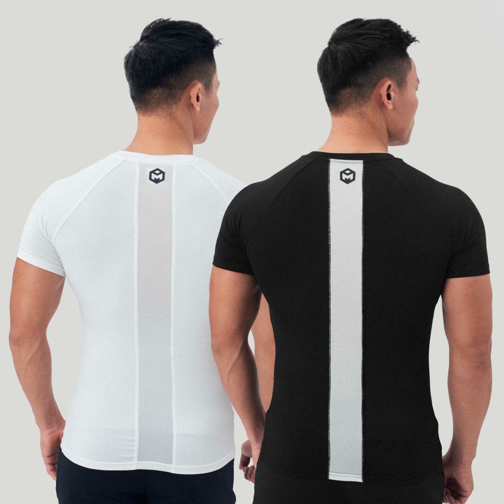 Áo cộc tay body phối lưng vải thun lụa The Max G02238