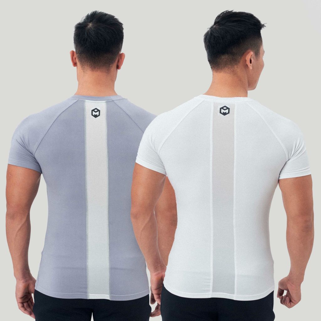 Áo cộc tay body phối lưng vải thun lụa The Max G02238