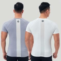 Áo cộc tay body phối lưng vải thun lụa The Max G02238