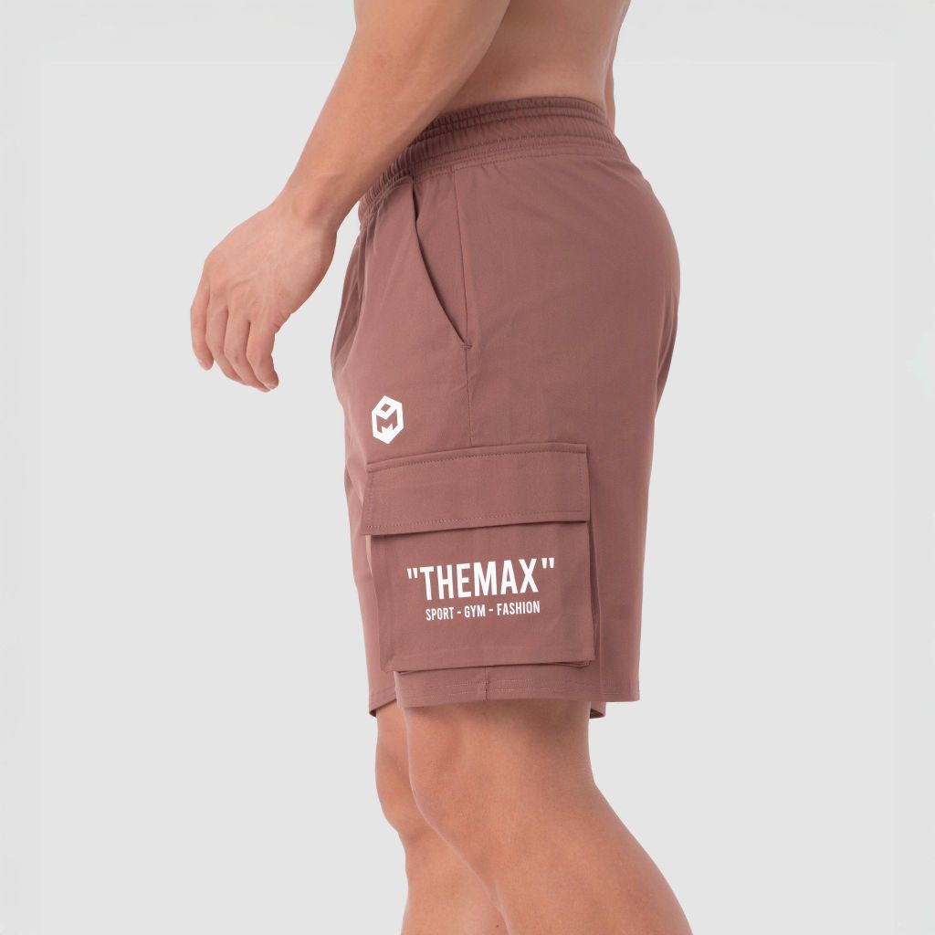 Quần short túi hộp 2.0 vải gió The Max G11230 (logo thân túi)