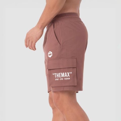 Quần short túi hộp 2.0 vải gió The Max G11230 (logo thân túi)