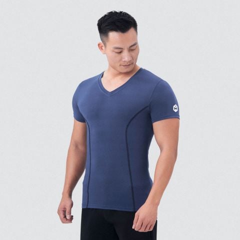 Áo cộc tay cổ tim dải chỉ The Max G02237