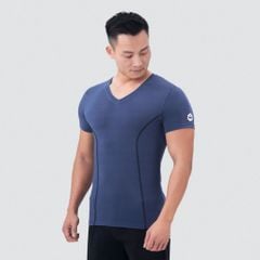 Áo cộc tay cổ tim dải chỉ The Max G02237