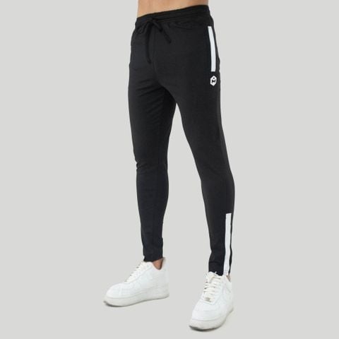 Quần jogger phối sườn vải poly 2 da The Max T32025 G03240