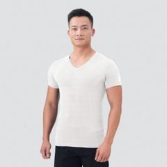 Áo cộc tay cổ tim dải chỉ The Max G02237