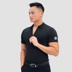 Áo polo lux kéo khóa vải thun lụa THE MAX G02234