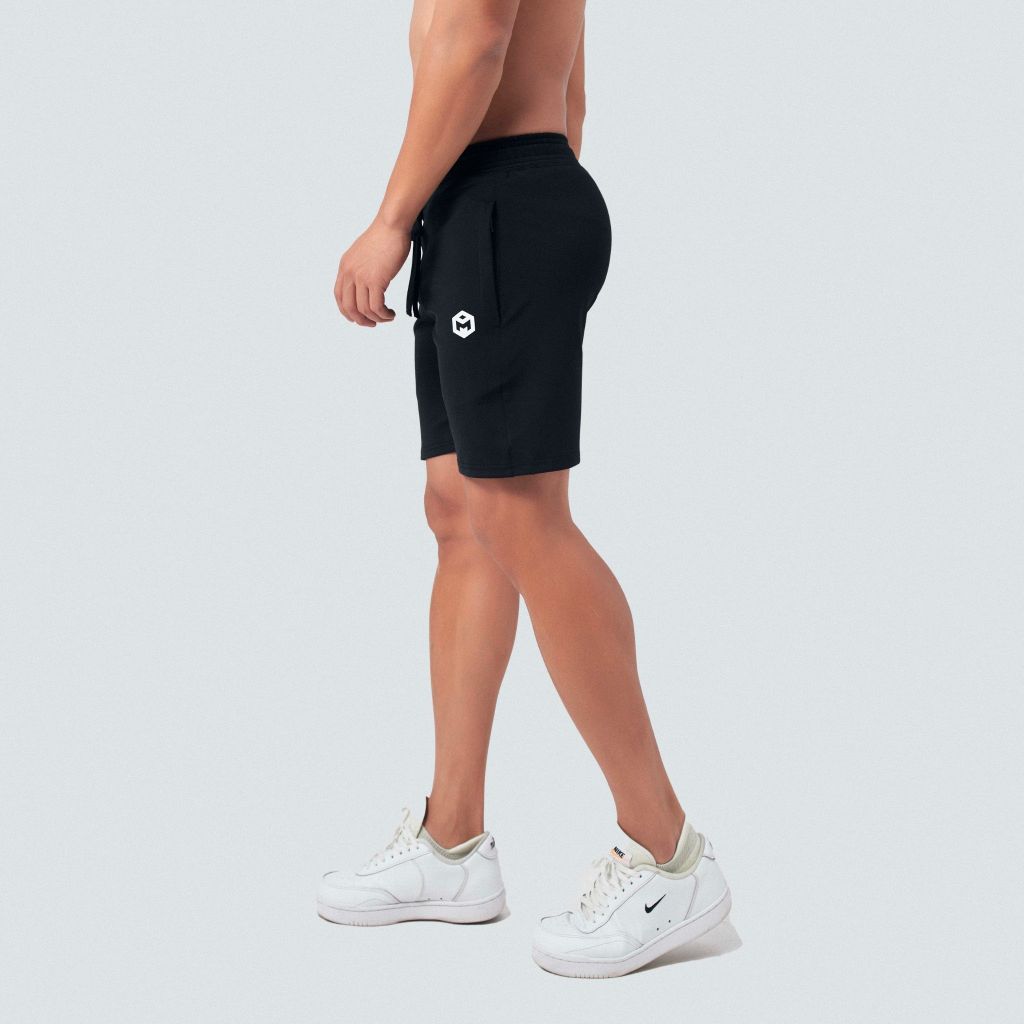 [CAO CẤP] Quần short logo nổi vải thun lụa THE MAX G02230