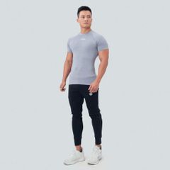 Áo cộc tay body phối lưng vải thun lụa The Max G02238