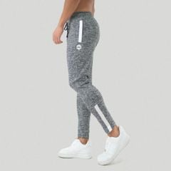 Quần jogger phối sườn vải poly 2 da The Max T32025 G03240