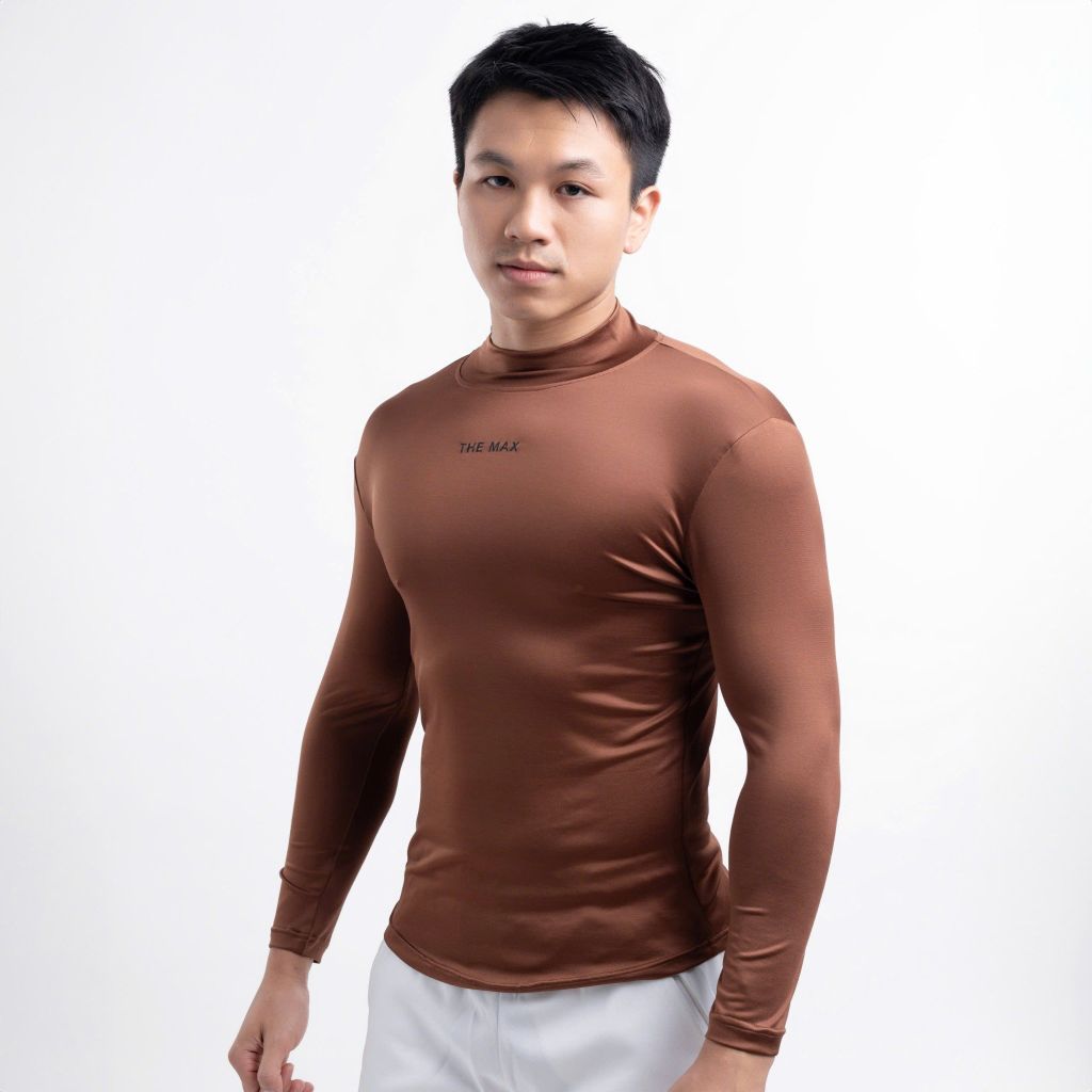 Áo Giữ nhiệt - Cao Cổ - vải thun co giãn tốt, thoáng khí mặc lót giữ nhiệt, chơi thể thao 7.0 G1055