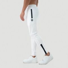 Quần jogger phối sườn vải poly 2 da The Max T32025 G03240