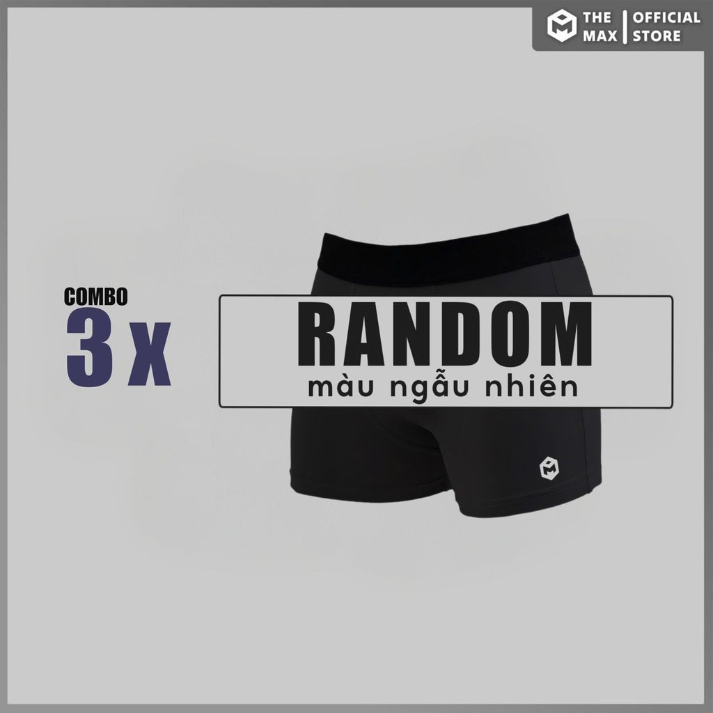 Quần boxer thể thao cạp trơn The Max G08182