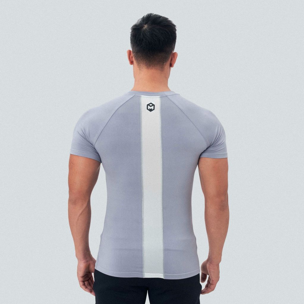 Áo cộc tay body phối lưng vải thun lụa The Max G02238