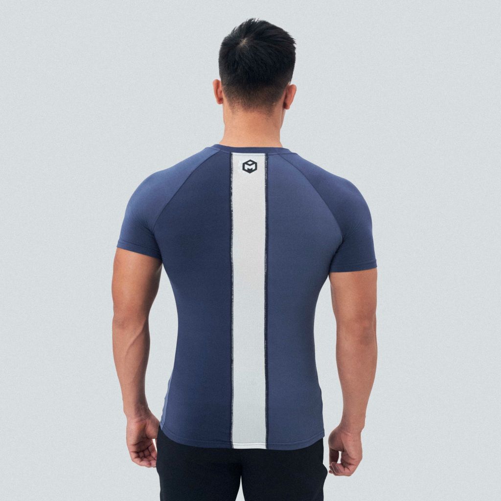 Áo cộc tay body phối lưng vải thun lụa The Max G02238
