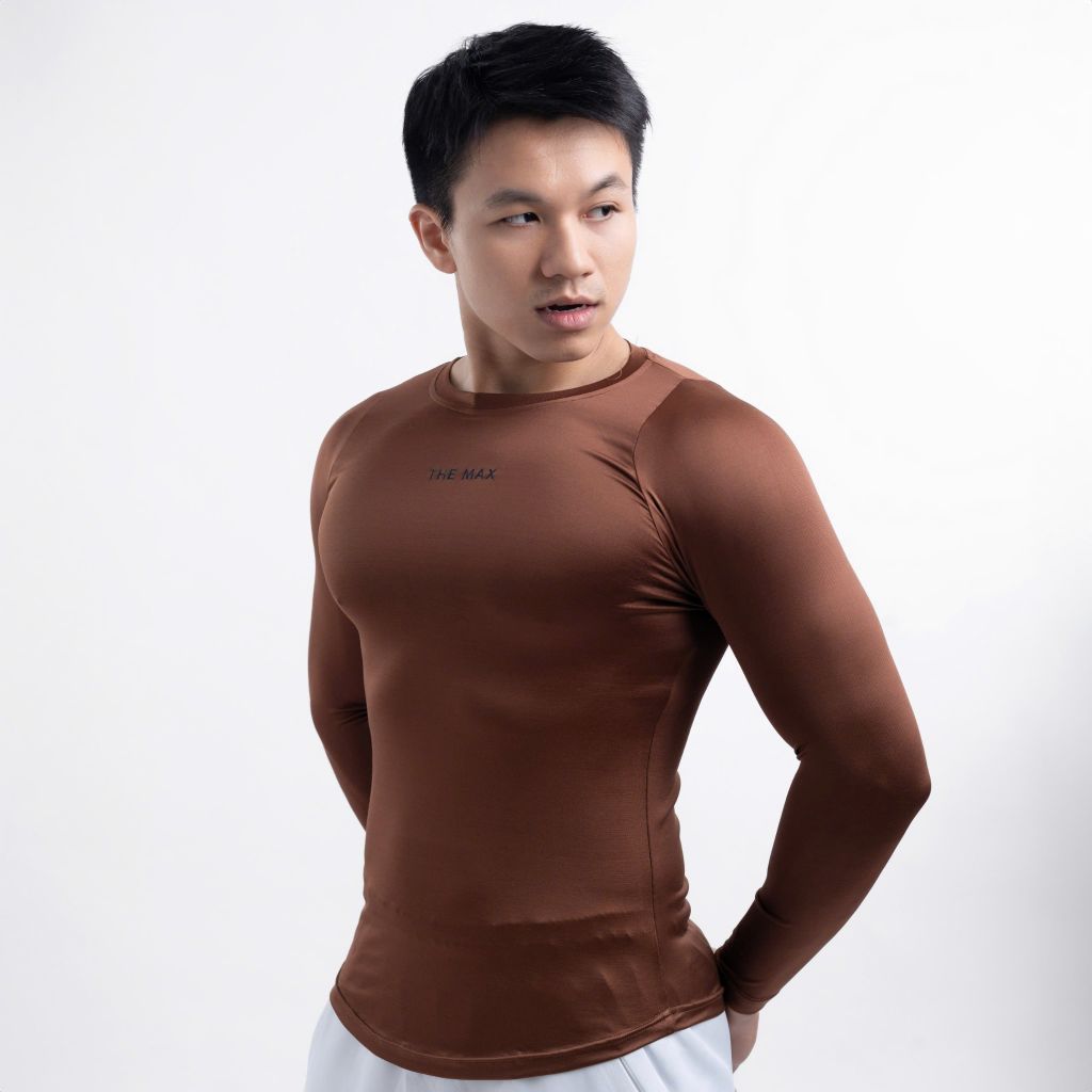 Áo Giữ nhiệt - cổ tròn - vải thun co giãn tốt, thoáng khí mặc lót giữ nhiệt, chơi thể thao 8.0 G1054