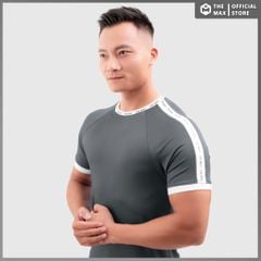 Áo cộc tay thể thao phối vai The Max T72024 G07173
