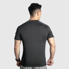 Áo cộc tay dáng ôm vải thun lạnh cổ trụ 4 màu The Max G08181
