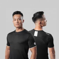 Áo cộc tay ôm body vải thun lạnh phối lưng The Max G08185