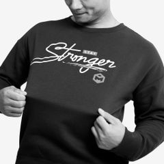 Áo sweater nỉ bông dài tay STRONGER G11219 ( áo phông dài tay vải cotton)