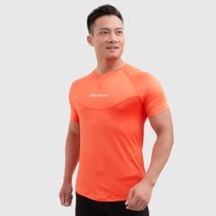 Áo cộc tay body phối dải chỉ ngực Gymmax-Gymforlife T72024 G07171