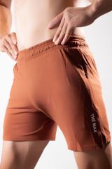 Quần short cardio vải lacoste logo THEMAX T6-1 ( có xẻ )