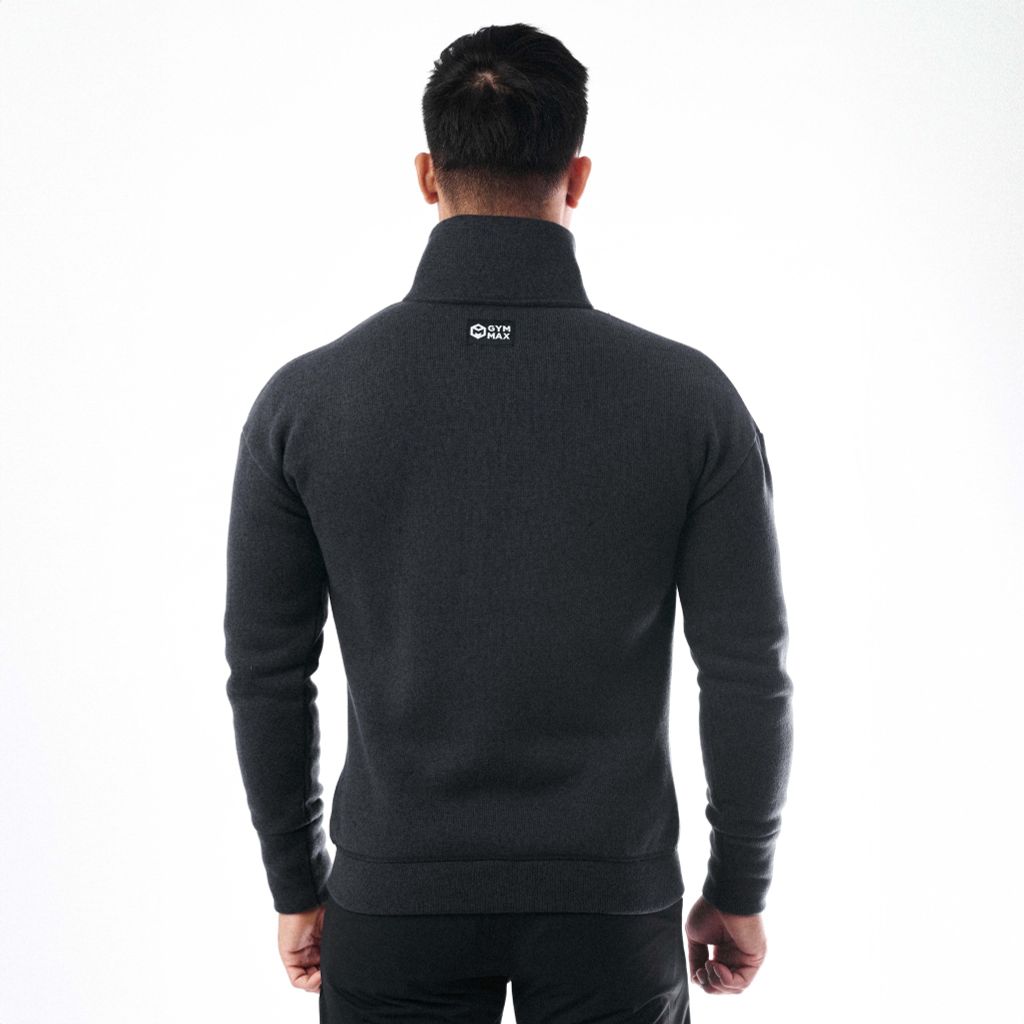 Áo khoác vải nỉ trần bông cao cổ The Max G12226