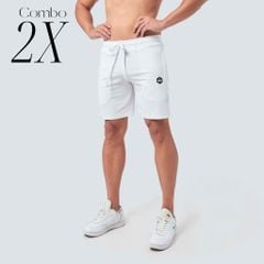 [CAO CẤP] Quần short logo nổi vải thun lụa THE MAX G02230