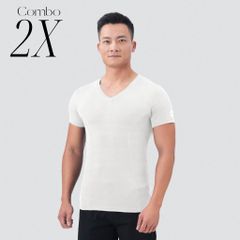 Áo cộc tay cổ tim dải chỉ The Max G02237