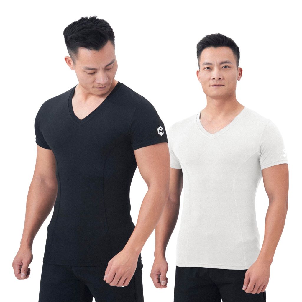 Áo cộc tay cổ tim dải chỉ The Max G02237