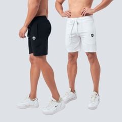[CAO CẤP] Quần short logo nổi vải thun lụa THE MAX G02230