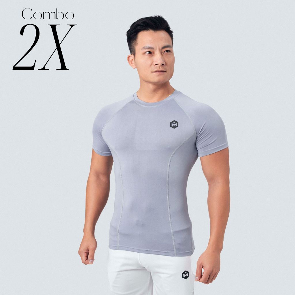 [CAO CẤP] Áo cộc tay body combat vải thun lụa THE MAX G02231
