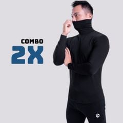 Áo giữ nhiệt - CỔ CAO 15CM - thun lạnh - The Max T92024 G09197 (mặc lót, mặc chơi thể thao) (12.0)